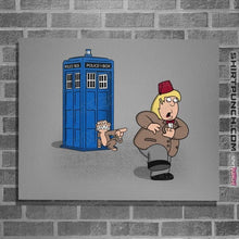 Load image into Gallery viewer, Shirts Posters / 4"x6" / Sports Grey The Tardis Monkey