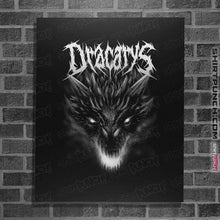 Load image into Gallery viewer, Secret_Shirts Posters / 4"x6" / Black Dracarys Metal T-Shirt
