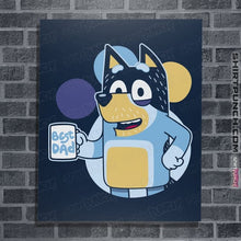 Load image into Gallery viewer, Daily_Deal_Shirts Posters / 4"x6" / Navy Blue Dad