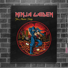 Load image into Gallery viewer, Daily_Deal_Shirts Posters / 4"x6" / Black Legend Of The Dragon Sword