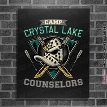 Load image into Gallery viewer, Daily_Deal_Shirts Posters / 4"x6" / Black Camp Counselors