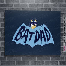 Load image into Gallery viewer, Daily_Deal_Shirts Posters / 4"x6" / Navy Batdad