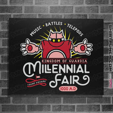 Load image into Gallery viewer, Shirts Posters / 4"x6" / Black Millennial Fair
