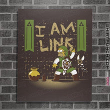 Load image into Gallery viewer, Shirts Posters / 4"x6" / Dark Chocolate I Am Link