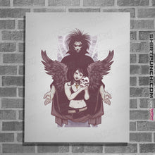 Load image into Gallery viewer, Shirts Posters / 4"x6" / White Death And Sandman