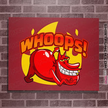 Load image into Gallery viewer, Secret_Shirts Posters / 4"x6" / Red Whoops!