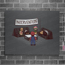 Load image into Gallery viewer, Shirts Posters / 4"x6" / Charcoal Intervention