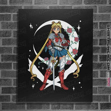 Load image into Gallery viewer, Daily_Deal_Shirts Posters / 4"x6" / Black Full Armor Moon