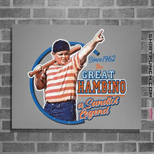 Load image into Gallery viewer, Shirts Posters / 4"x6" / Sports Grey The Great Hambino