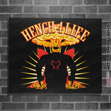 Load image into Gallery viewer, Shirts Posters / 4"x6" / Black Hench 4 Life