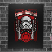 Load image into Gallery viewer, Shirts Posters / 4"x6" / Black Storm Trooper