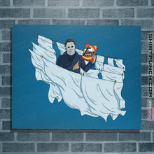 Load image into Gallery viewer, Daily_Deal_Shirts Posters / 4"x6" / Sapphire Slasher Time