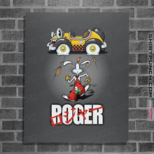 Load image into Gallery viewer, Daily_Deal_Shirts Posters / 4"x6" / Charcoal Roger