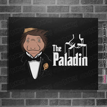 Load image into Gallery viewer, Shirts Posters / 4"x6" / Black The Paladin