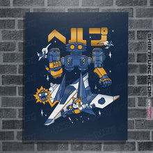 Load image into Gallery viewer, Secret_Shirts Posters / 4"x6" / Navy Space Troubles