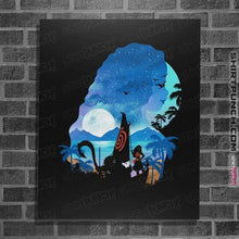 Load image into Gallery viewer, Daily_Deal_Shirts Posters / 4"x6" / Black Moana Shadow