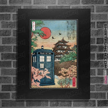 Load image into Gallery viewer, Daily_Deal_Shirts Posters / 4"x6" / Black The Tardis In Japan