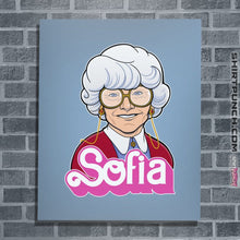 Load image into Gallery viewer, Shirts Posters / 4"x6" / Powder Blue Sophia
