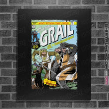 Load image into Gallery viewer, Secret_Shirts Posters / 4"x6" / Black The Incredible Grail