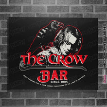 Load image into Gallery viewer, Shirts Posters / 4"x6" / Black The Crow Bar