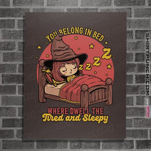 Load image into Gallery viewer, Secret_Shirts Posters / 4"x6" / Dark Chocolate Where Dwell The Sleepy