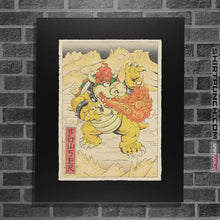 Load image into Gallery viewer, Shirts Posters / 4"x6" / Black Bowser