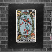 Load image into Gallery viewer, Shirts Posters / 4"x6" / Black The World
