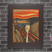 Load image into Gallery viewer, Shirts Posters / 4"x6" / Dark Chocolate Screaming Forky