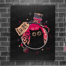 Load image into Gallery viewer, Daily_Deal_Shirts Posters / 4"x6" / Black Bottled Menace