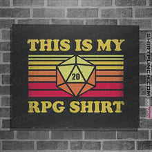 Load image into Gallery viewer, Shirts Posters / 4"x6" / Dark Heather My RPG Shirt