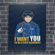 Load image into Gallery viewer, Shirts Posters / 4"x6" / Navy Uncle Roy