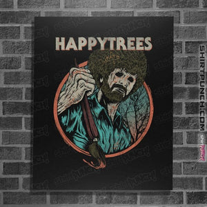 Daily_Deal_Shirts Posters / 4"x6" / Black Happytrees