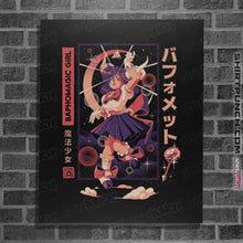 Load image into Gallery viewer, Secret_Shirts Posters / 4"x6" / Black baphomagic girl