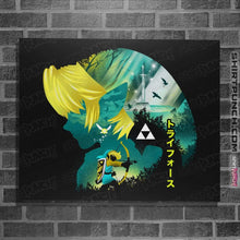 Load image into Gallery viewer, Shirts Posters / 4"x6" / Black A Link To The Past