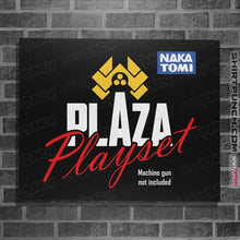 Load image into Gallery viewer, Secret_Shirts Posters / 4"x6" / Black Plaza Playset