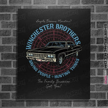 Load image into Gallery viewer, Daily_Deal_Shirts Posters / 4"x6" / Black Winchester Brothers