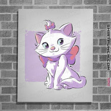 Load image into Gallery viewer, Daily_Deal_Shirts Posters / 4"x6" / White Vain Cat