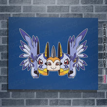 Load image into Gallery viewer, Daily_Deal_Shirts Posters / 4"x6" / Royal Blue Digital Friendship