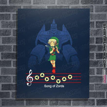 Load image into Gallery viewer, Shirts Posters / 4"x6" / Navy Song Of Zords