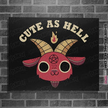 Load image into Gallery viewer, Secret_Shirts Posters / 4"x6" / Black Cute As Heck