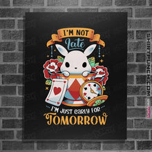 Load image into Gallery viewer, Secret_Shirts Posters / 4"x6" / Black Wonderous Rabbit