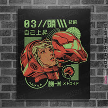 Load image into Gallery viewer, Shirts Posters / 4"x6" / Black S-Head