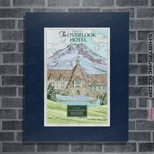 Load image into Gallery viewer, Secret_Shirts Posters / 4"x6" / Navy Stay At The Overlook Hotel