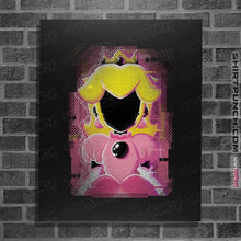 Load image into Gallery viewer, Shirts Posters / 4"x6" / Black Peach Glitch