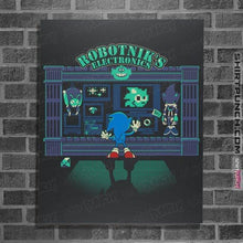Load image into Gallery viewer, Shirts Posters / 4"x6" / Dark Heather Robotnik's Electronics