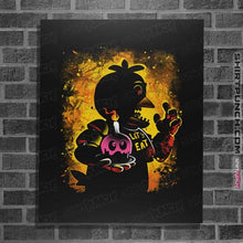Load image into Gallery viewer, Daily_Deal_Shirts Posters / 4"x6" / Black The Animatronic Chicken