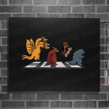 Load image into Gallery viewer, Shirts Posters / 4"x6" / Black Kaiju Road