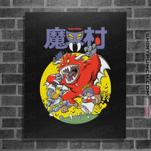 Load image into Gallery viewer, Daily_Deal_Shirts Posters / 4"x6" / Black GNG 1985