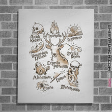 Load image into Gallery viewer, Shirts Posters / 4&quot;x6&quot; / White Magic Spell notes

