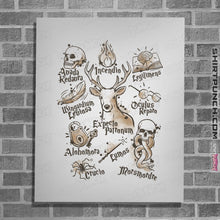 Load image into Gallery viewer, Shirts Posters / 4"x6" / White Magic Spell notes